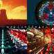 Screenshots show the exterior and interior of a Fallout Farm on an irradiated planet.